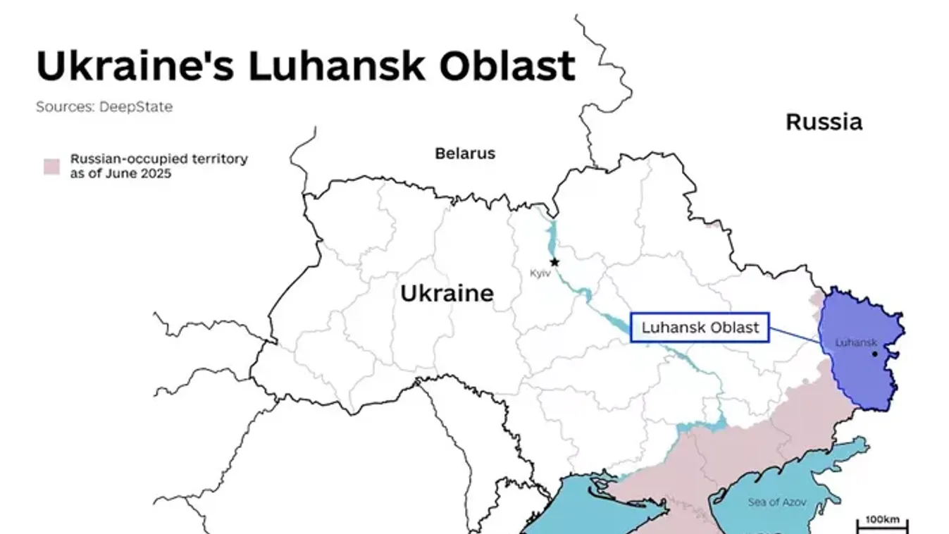  Bejelentették a luhanszki régió elfoglalását az oroszok