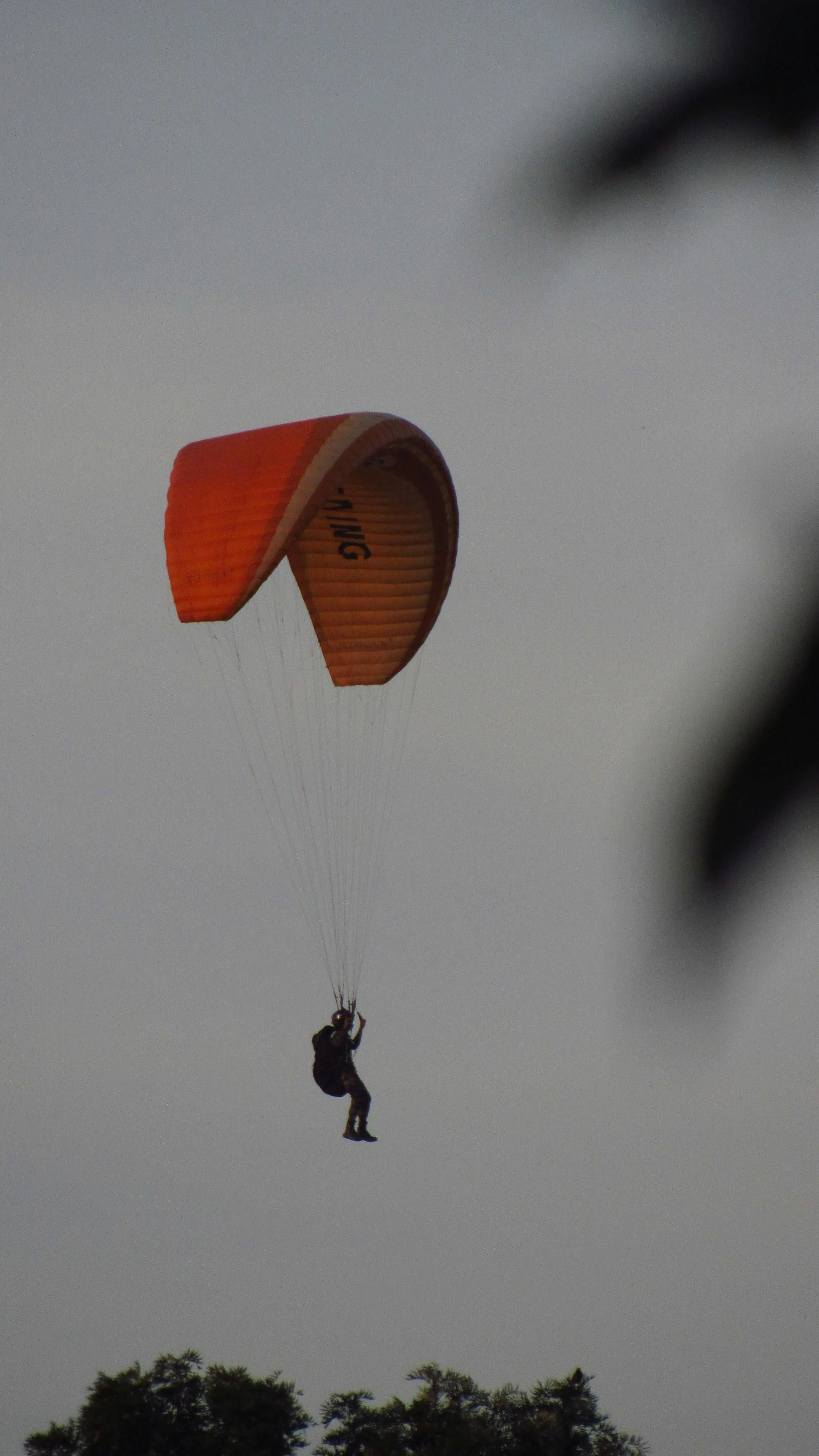 Ejtőernyőzésből eredményjelző tábla-dísz lett, de szerencsére nem lett belőle tragédia