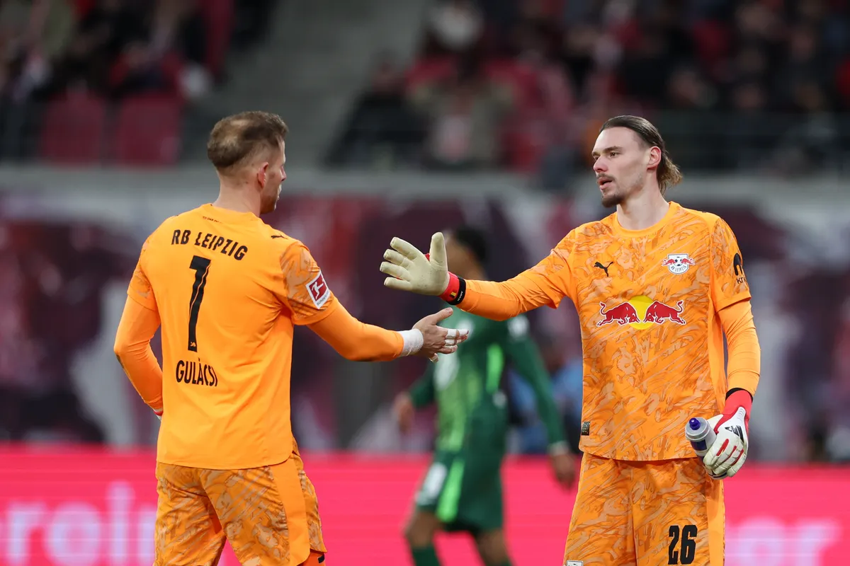 Maarten Vandevoordt (jobbra) évekig tanult Gulácsi Péter mögött, míg idén át nem vette a helyét a lipcsei kezdőcsapatban