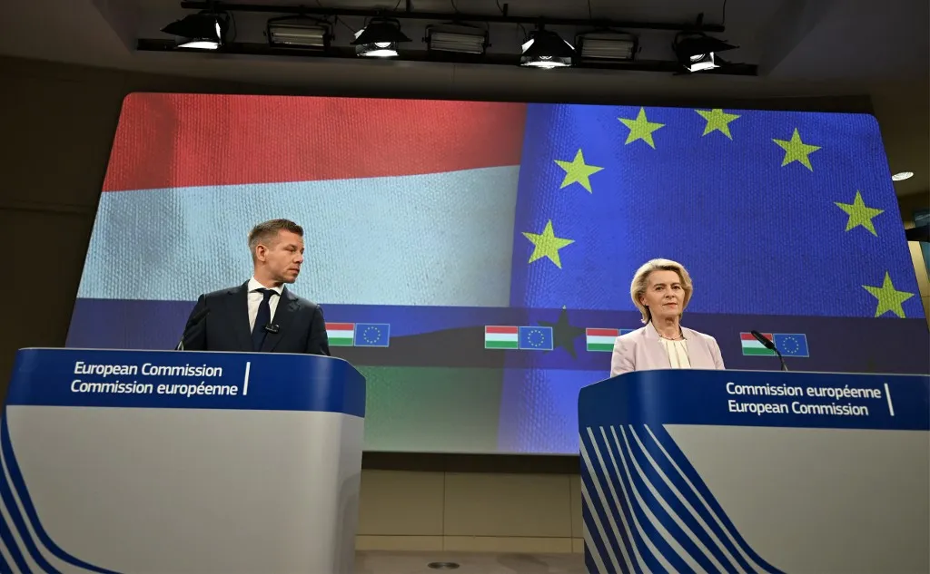 Magyar Péter - Ursula von der Leyen