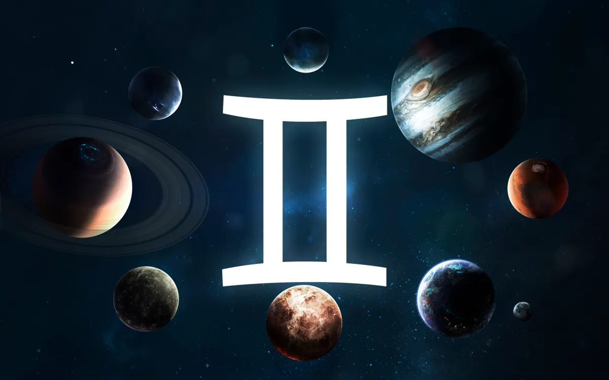 3 csillagjegy Zodiac,Sign,-,Gemini.,Middle,Of,The,Solar,System.,Elements