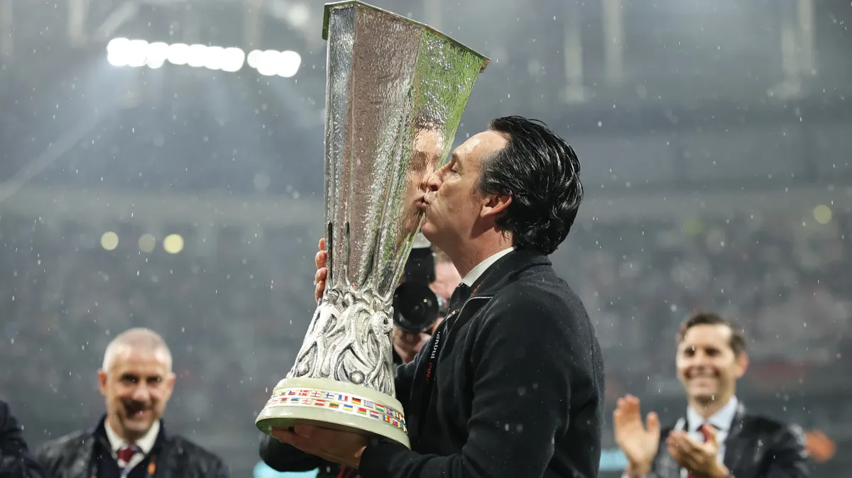 Unai Emery Európa-liga győzelmet ünnepelhetett az Aston Villával