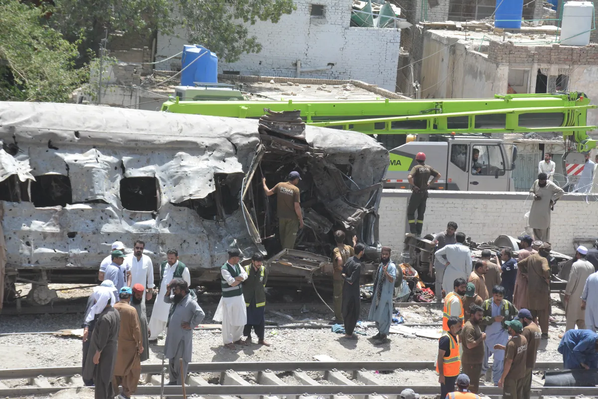 Several injured in explosion targeting train in southwest Pakistan