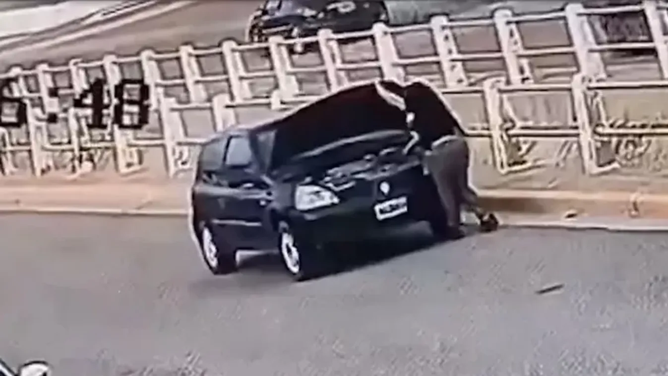 Saját autója gázolt el egy nőt, amikor ellenőrizni az akksit