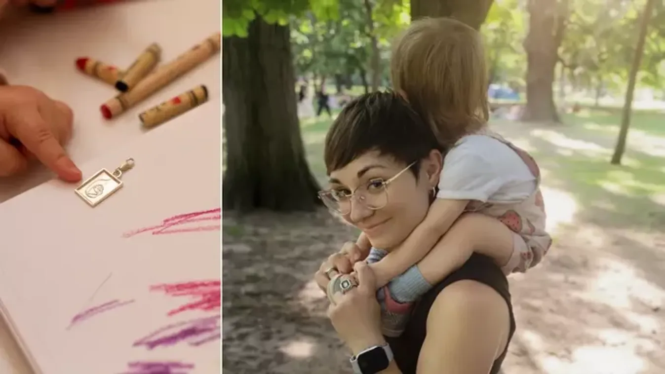 Dalma gyermekrajzokból készít ékszereket