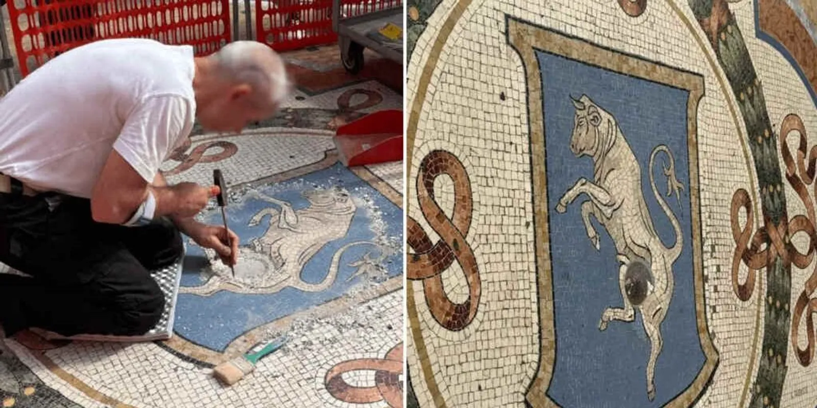 Restaurálni kell milánói szerencsehozó bika tökeit