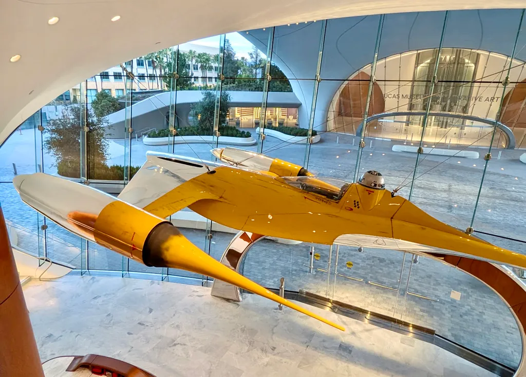 05/05/2026 GENERAL VIEW: An exclusive look inside the highly anticipated $1B Lucas Museum of Narrative Art in Los Angeles ahead of its September 2026 opening. The upcoming art museum in Los Angeles' Exposition Park, is founded by filmmaker George Lucas an