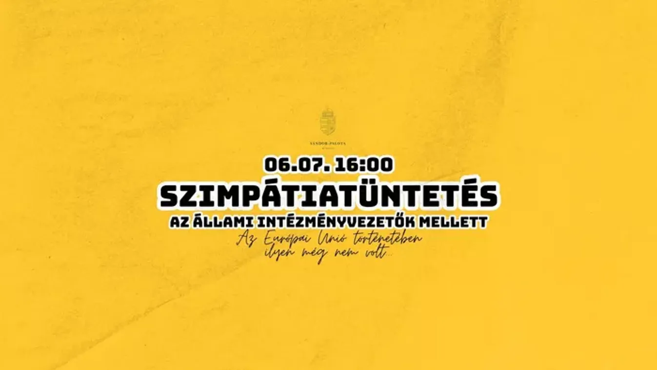„Ne féljetek!” – szimpátiatüntetést hirdettek az állami intézményvezetők mellett