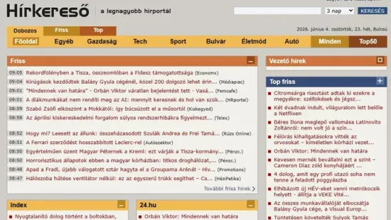 Így manipulálták a Hírkeresőt a Tisza érdekében