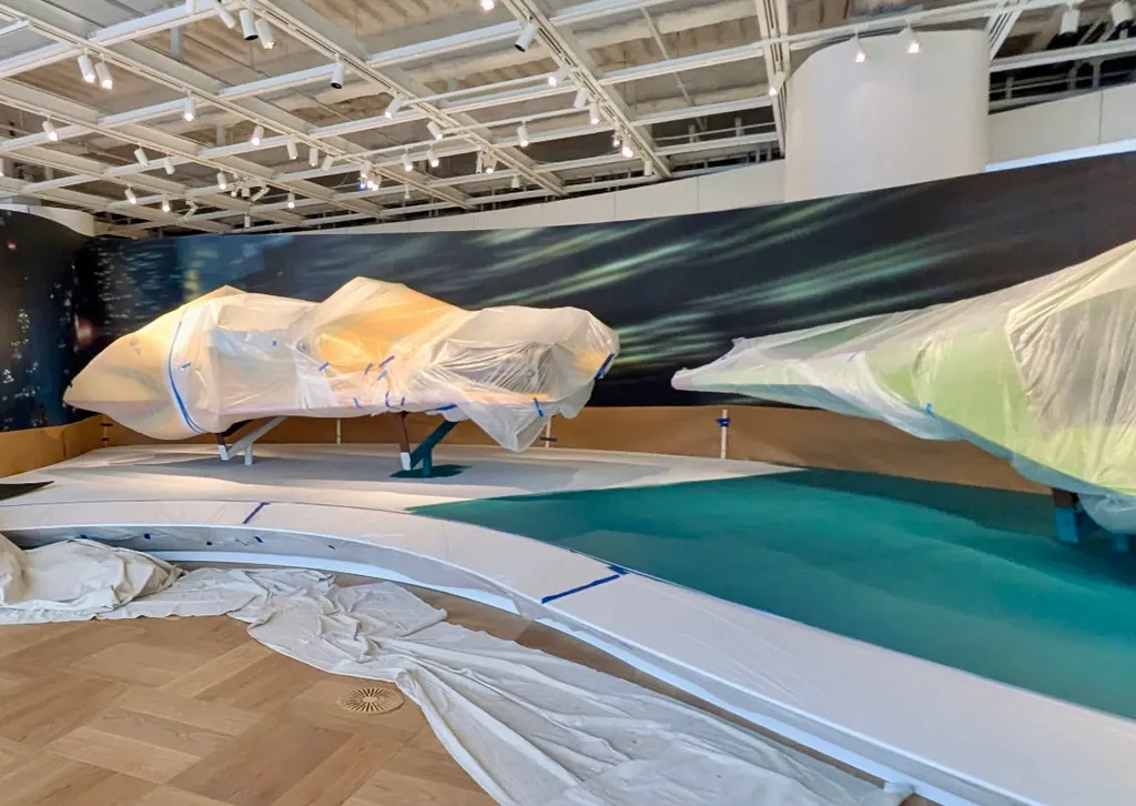 05/05/2026 GENERAL VIEW: An exclusive look inside the highly anticipated $1B Lucas Museum of Narrative Art in Los Angeles ahead of its September 2026 opening. The upcoming art museum in Los Angeles' Exposition Park, is founded by filmmaker George Lucas an