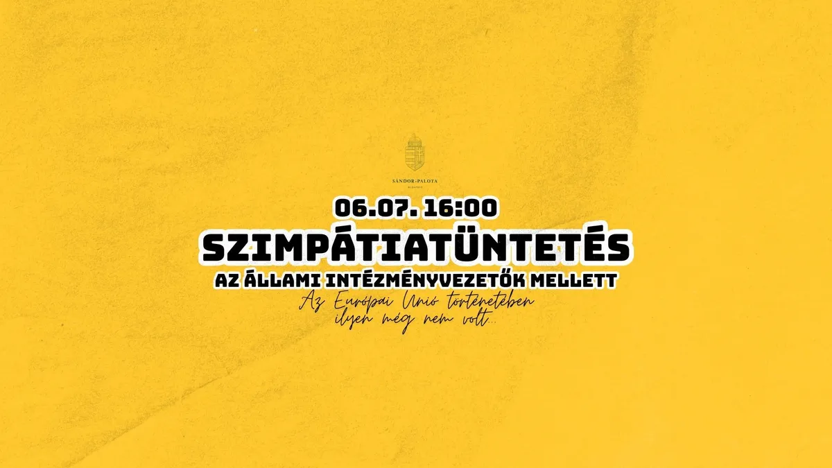 „Ne féljetek!” – szimpátiatüntetést hirdettek az állami intézményvezetők mellett