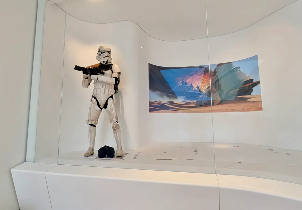 05/05/2026 GENERAL VIEW: An exclusive look inside the highly anticipated $1B Lucas Museum of Narrative Art in Los Angeles ahead of its September 2026 opening. The upcoming art museum in Los Angeles' Exposition Park, is founded by filmmaker George Lucas an