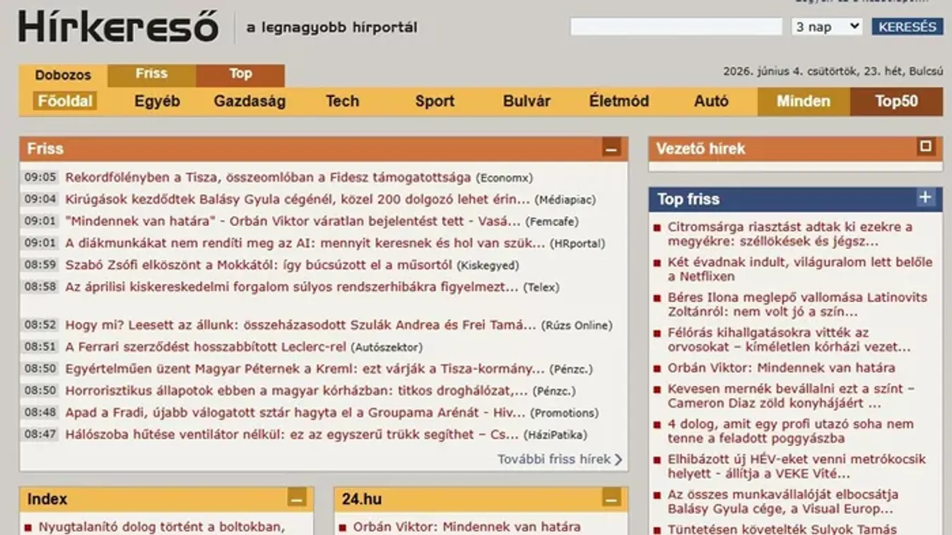 Így manipulálták a Hírkeresőt a Tisza érdekében