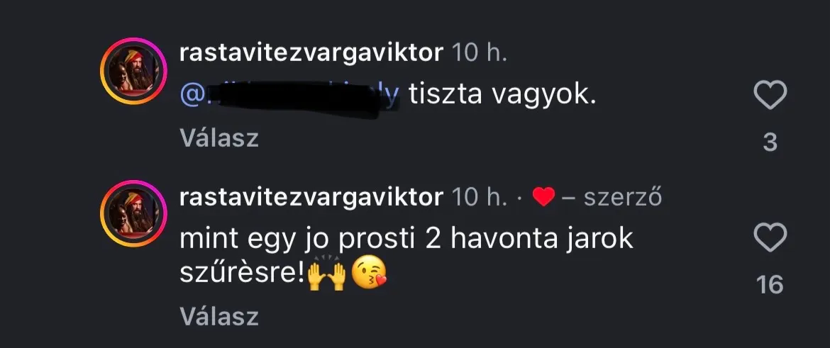 Varga Viktor instagram-posztja