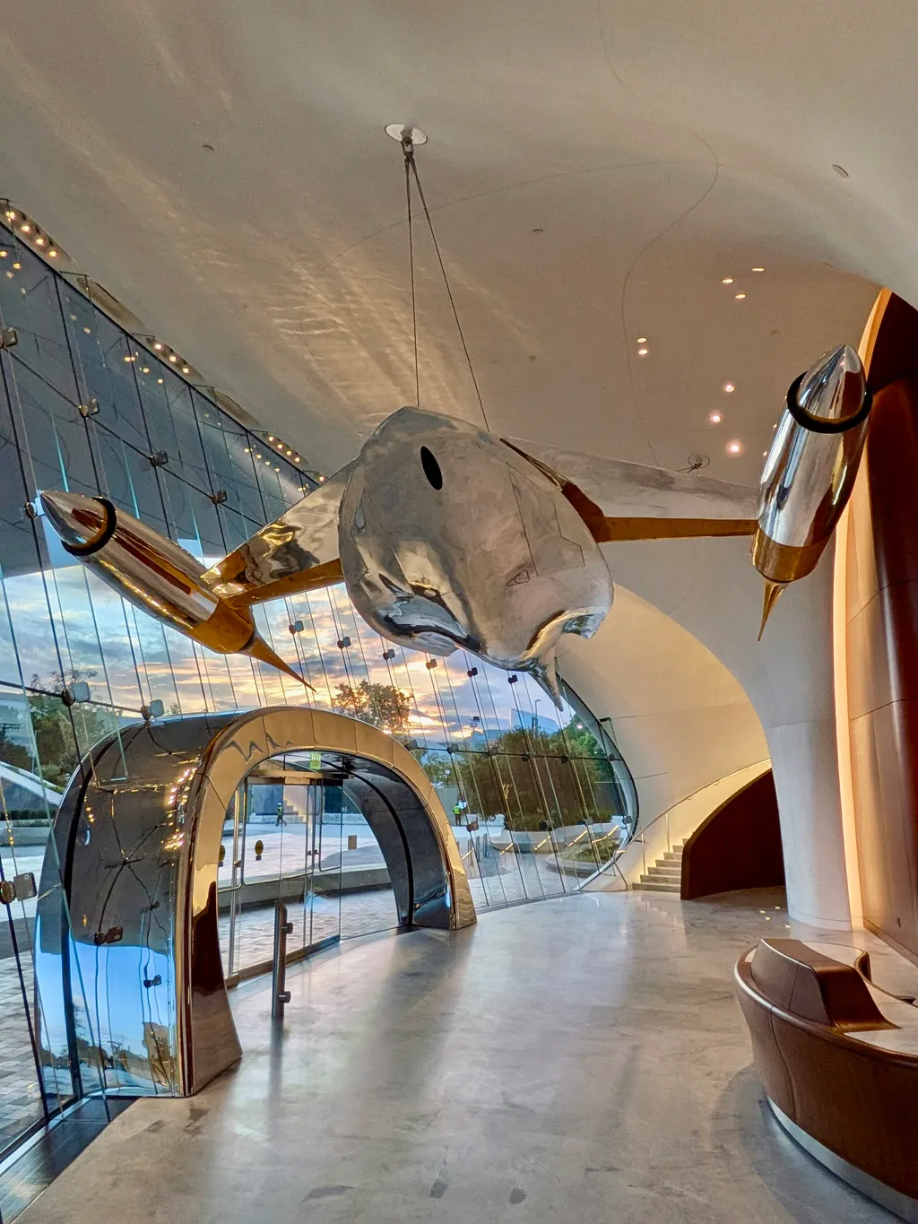 05/05/2026 GENERAL VIEW: An exclusive look inside the highly anticipated $1B Lucas Museum of Narrative Art in Los Angeles ahead of its September 2026 opening. The upcoming art museum in Los Angeles' Exposition Park, is founded by filmmaker George Lucas an