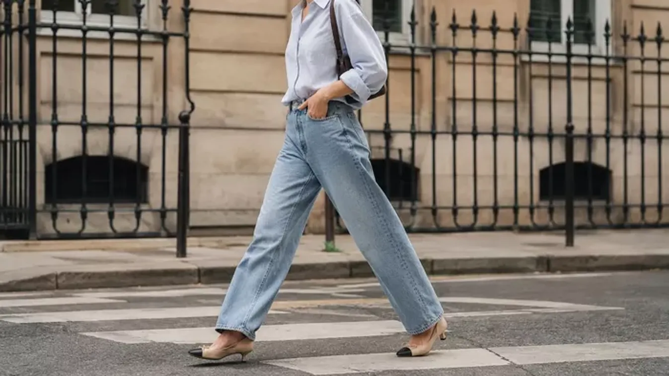 Granny jeans balerina cipővel, ez a nyár új párosa