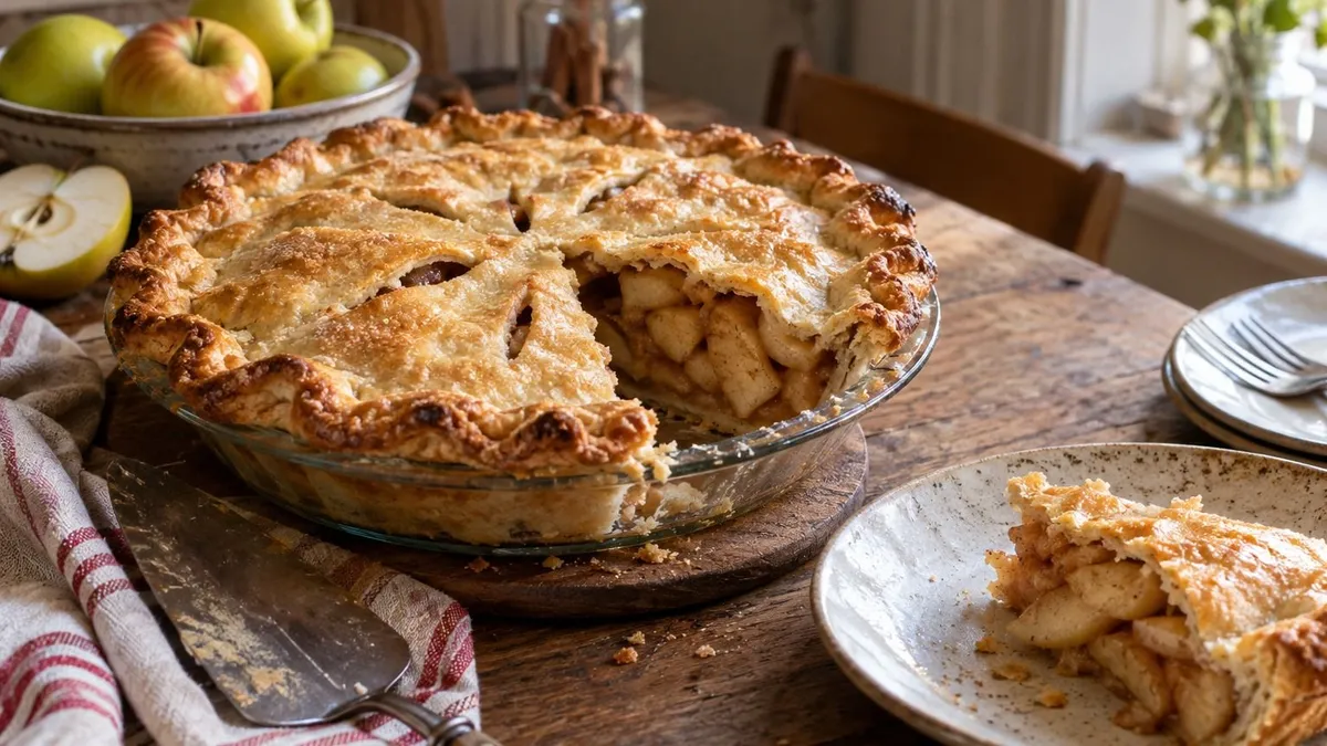 amerikai almás pite