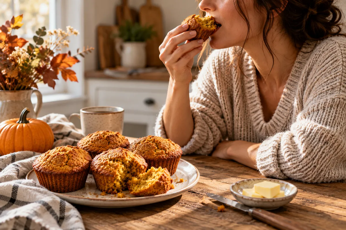 diétás sütőtökös muffin