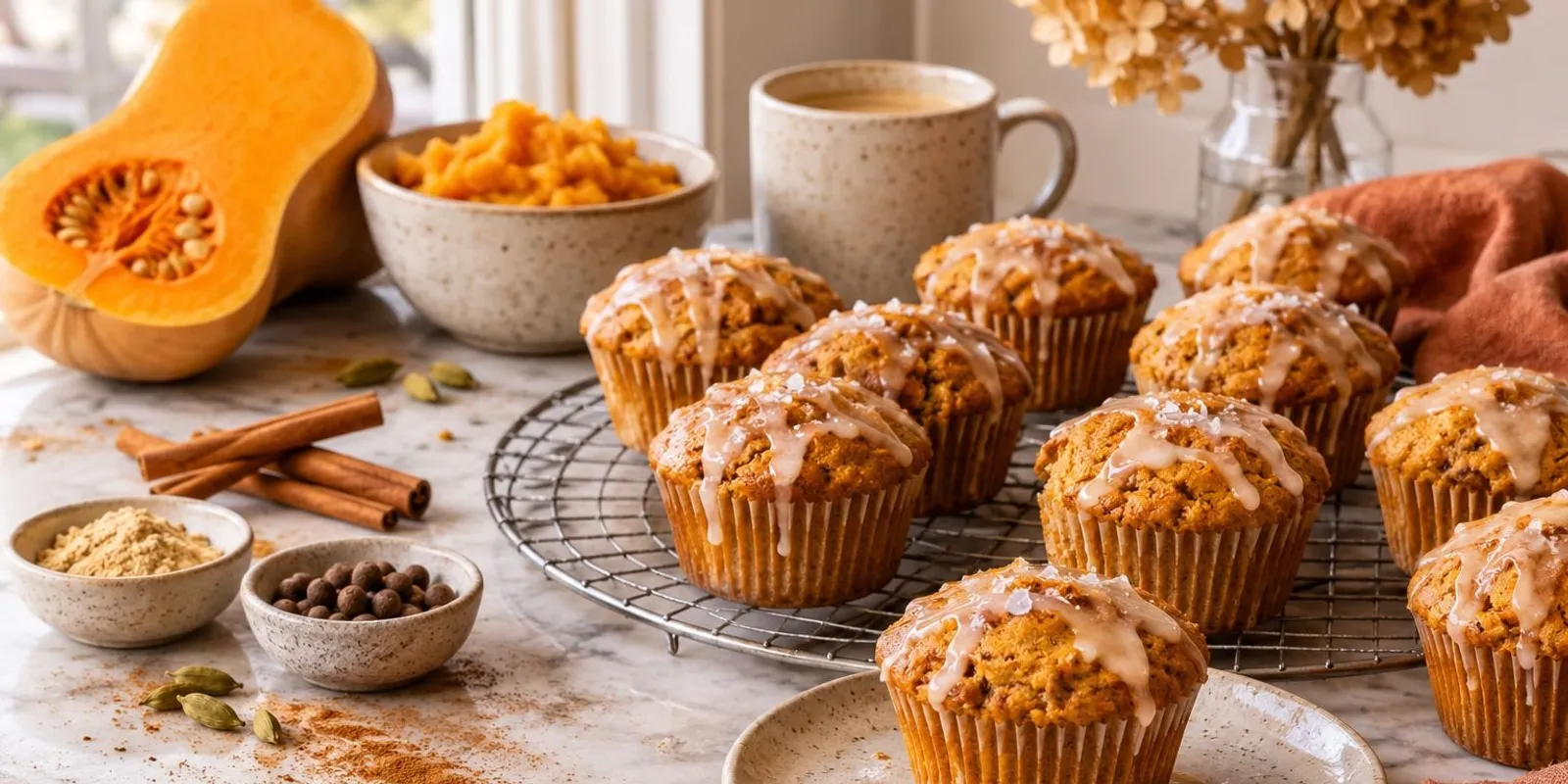 Sütőtökös muffin, amit egy különleges fűszer tesz mennyeivé