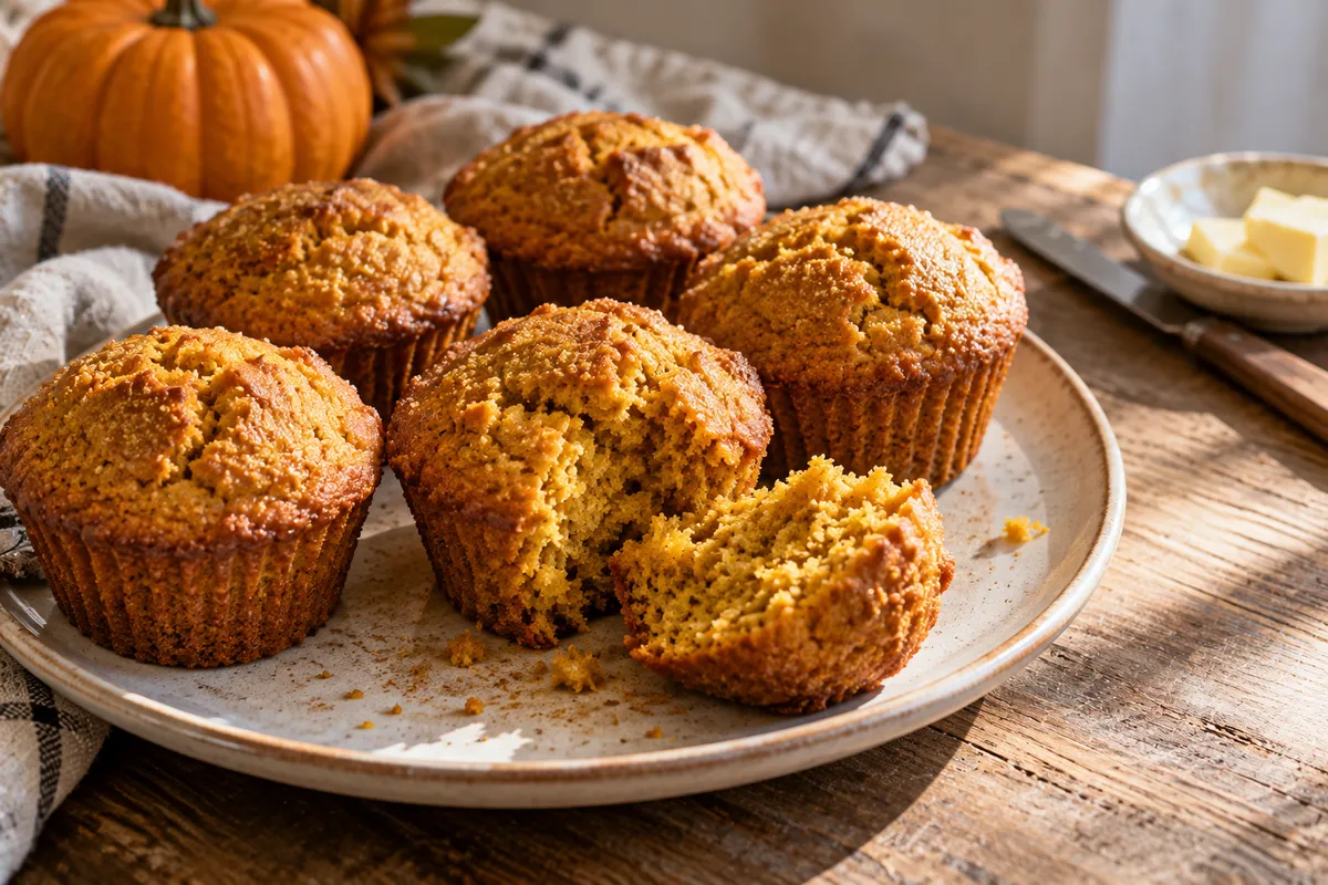 diétás sütőtökös muffin